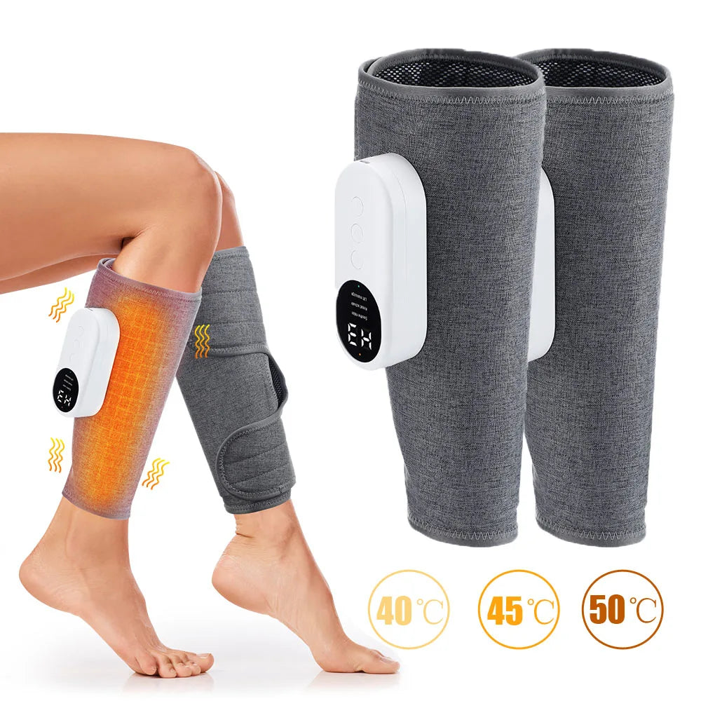 Eletric 360° Air Pressure Calf Massager Wireless Leg Massage 3 Mode Airbag Compresstion Relax Foot Calf Muscle Blood Circulation