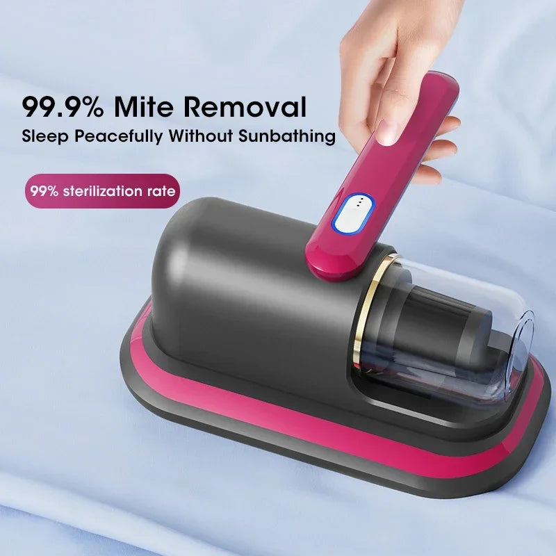 10000Pa New Mattress Vacuum Mite Remover Cordless Handheld Cleaner Powerful Suction for Cleaning Bed Pillows Clothes Sofa