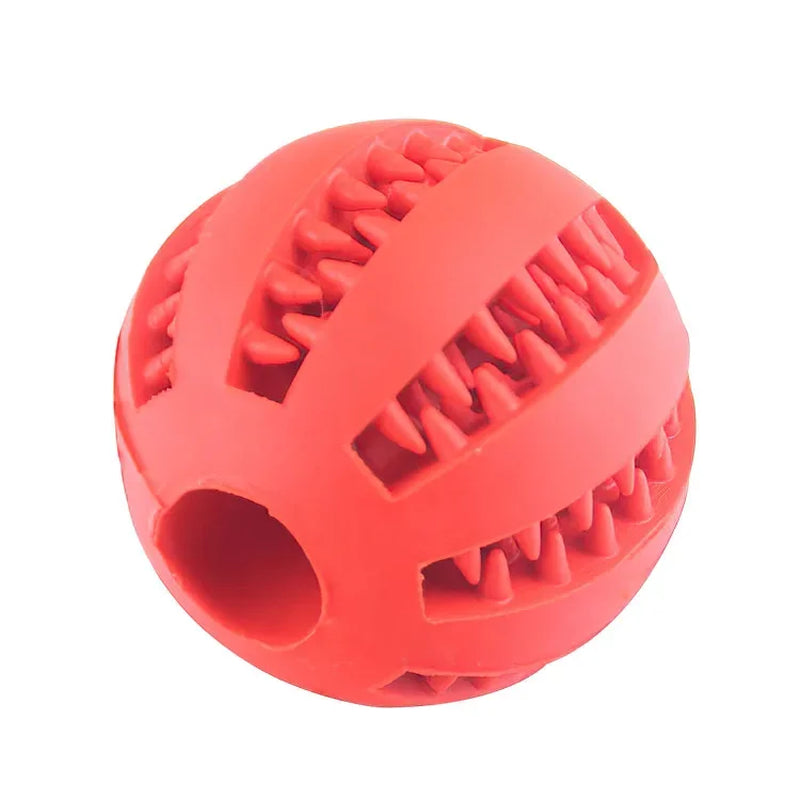 Dog Ball Toys for Small Dogs Interactive Elasticity Puppy Chew Toy Tooth Cleaning Rubber Food Ball Toy Pet Stuff Accessories