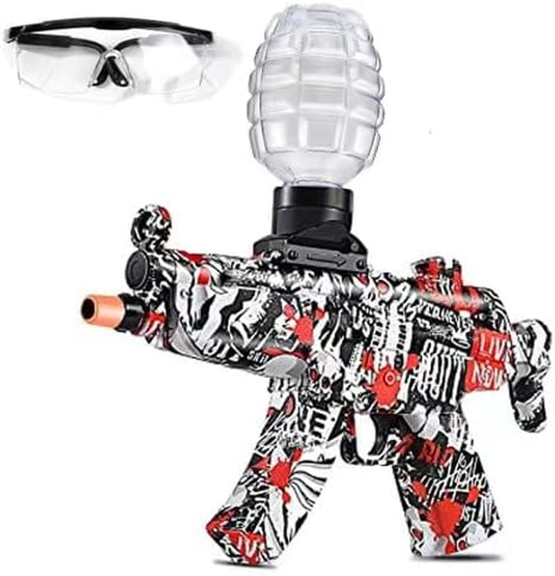 Electric Gel Ball Blaster with Splatter Blaster Balls, 40000+ Gel Drops, Goggles - Outdoor Shooting Game for Ages 12+